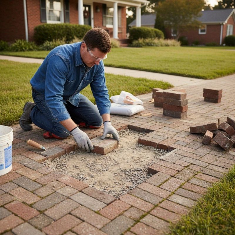 Common Causes Of Damage In Commercial Brick And Stone Flatwork